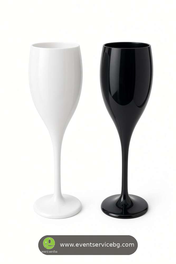 Plastične čaše za šampanjac i vino
