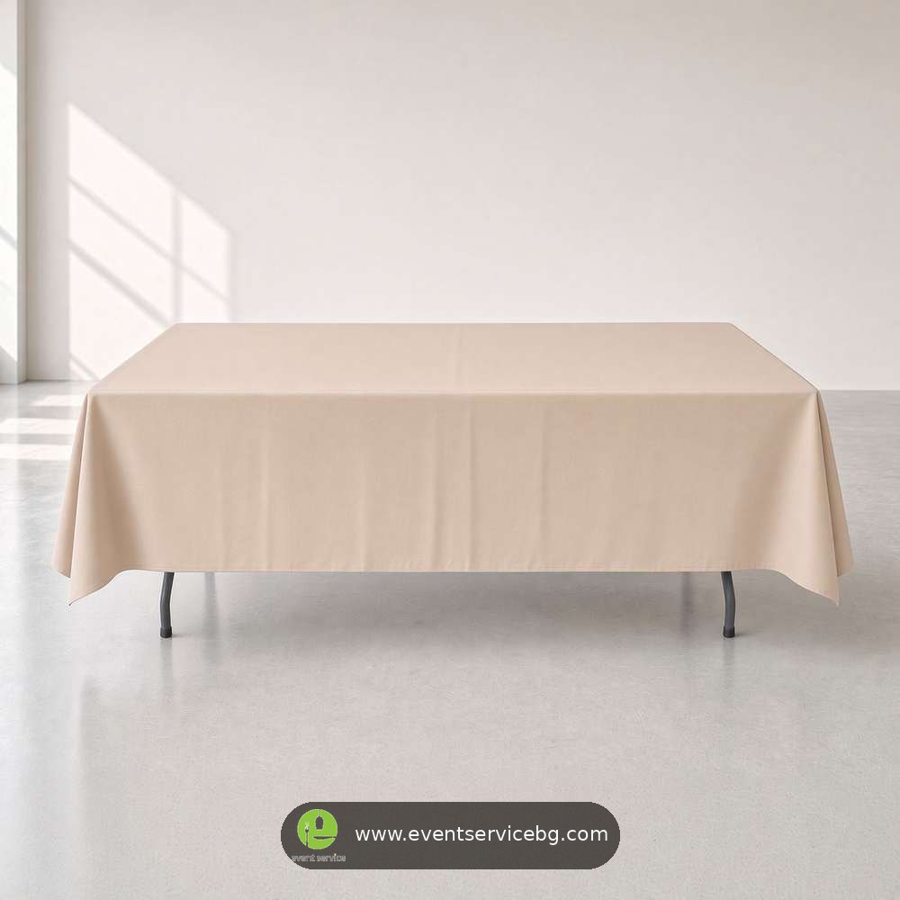 Bež pravougaoni 250×150 cm stolnjaci