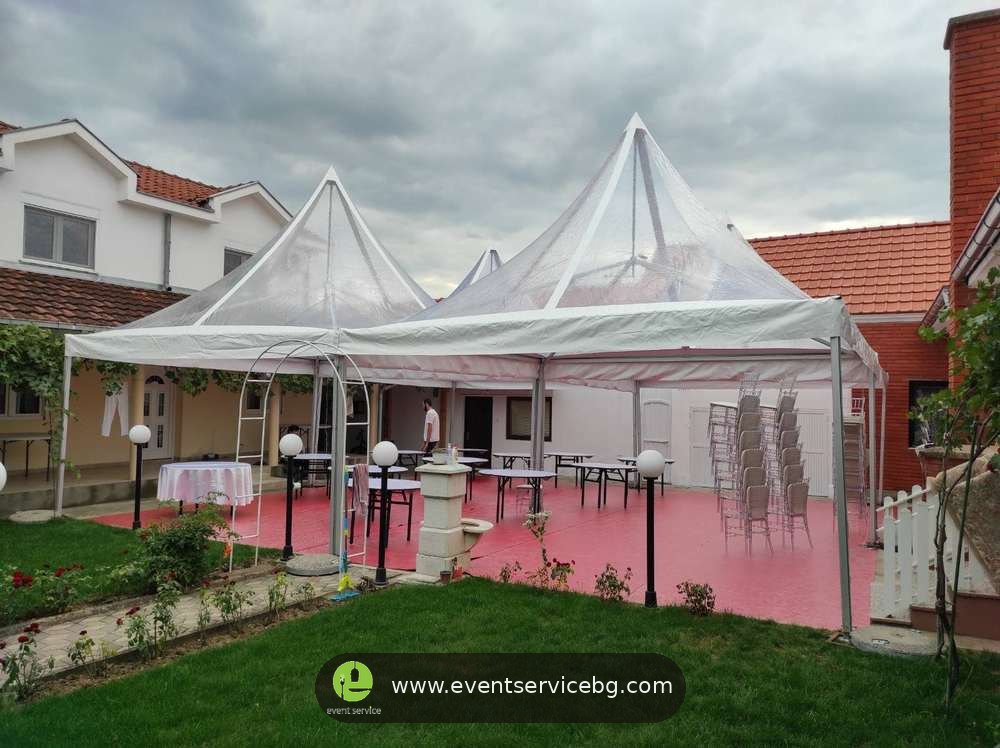 Iznajmljivanje providnih šatora i pagoda