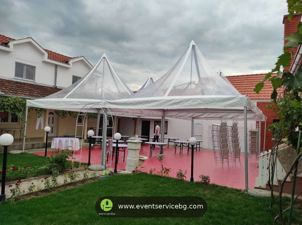 Iznajmljivanje providnih šatora i pagoda